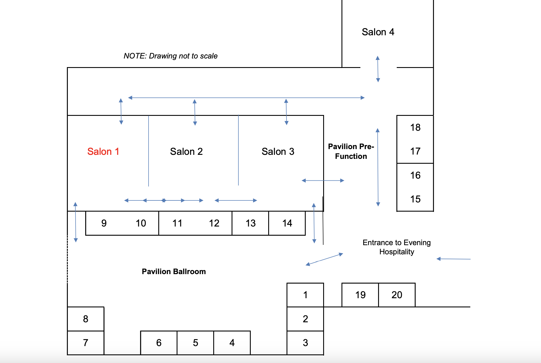 GPC 2025 Evening Exhibitor Floor Plan